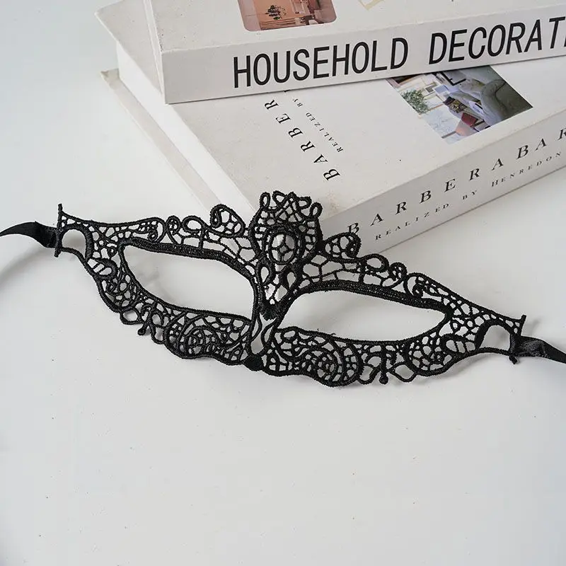 vrouw oogmasker onthouding kant oogmasker leuke dans Tiktok hete verkoop sluier sexy maskerade partij zwart masker partij oogmasker