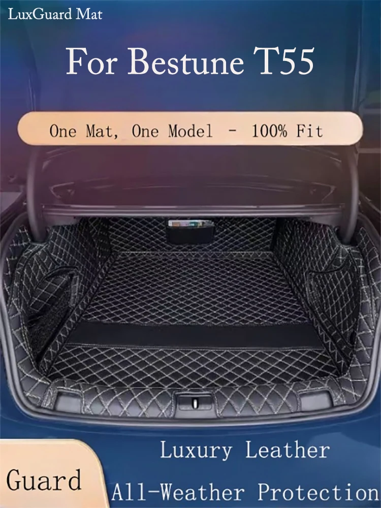 

Для Bestune T55 2021-2023 коврик в багажник автомобиля багажник защитная накладка аксессуары для интерьера