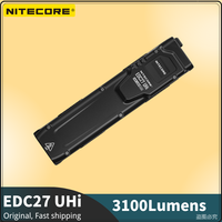 NITECORE EDC27 UHI Ultra Slim High-Performance EDC Flashlight 3100Lumens Built-in battery With OLED real-time Display