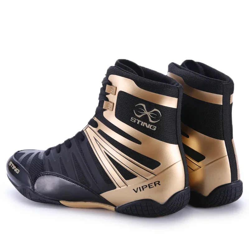 Nowe buty bokserskie męskie luksusowe trampki lekkie bokserskie obuwie wygodne kulturystyki Wrestling Squat Boots