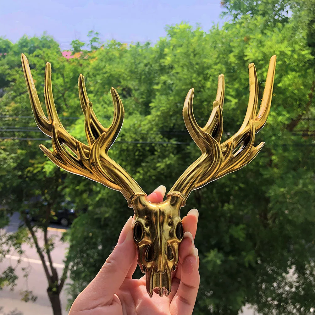 Epoxy Antler Wall Hanging Mold Transparent Silicone Christmas Antlers Head Deer