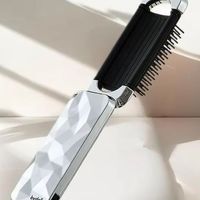 2 In 1 Mini Hair Brush Folding Massage Comb Head Massage Anti-Static Portable Hair Combs Mirror Air Cushion Scalp Massage Comb