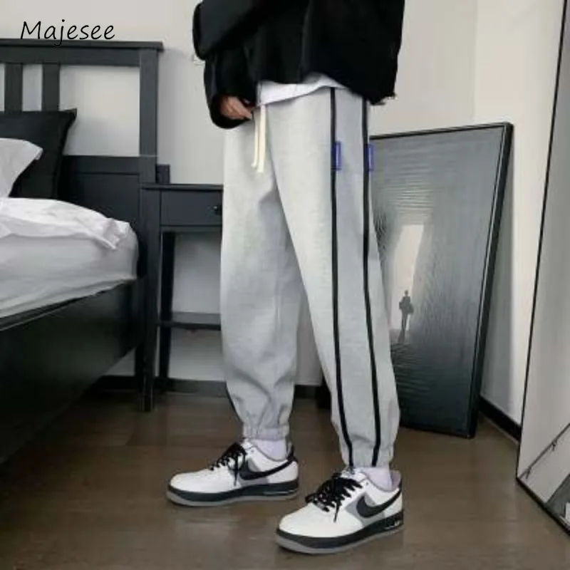 

Pants Men Casual Autumn Sporty Daily Fashionbale European Style Cozy All-match Handsome Simple Loose Streetwear Charming College