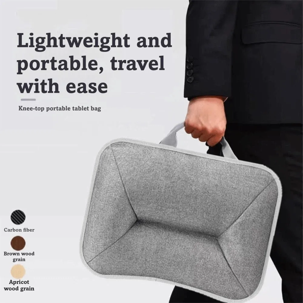 Soft Pillow Cushion Laptop Lap Desk Padded Tray Portable Design Writing Padded Tray Ergonomic Hard Mouse Pad Small Pillow Table