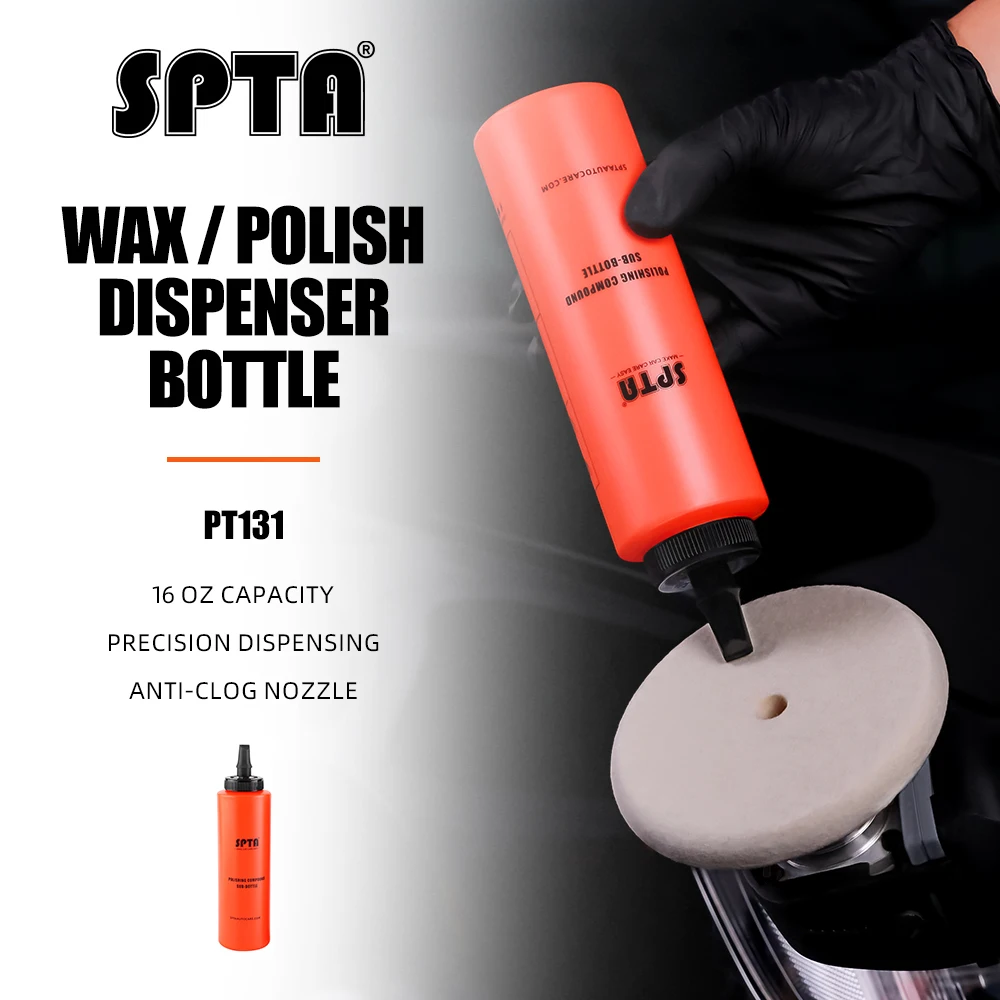 SPTA 400ml Car Wax Polish Liquid Sub-bottle Multi-function Auto Polishing Wax Sub-bottle Liquid Packing Bottle