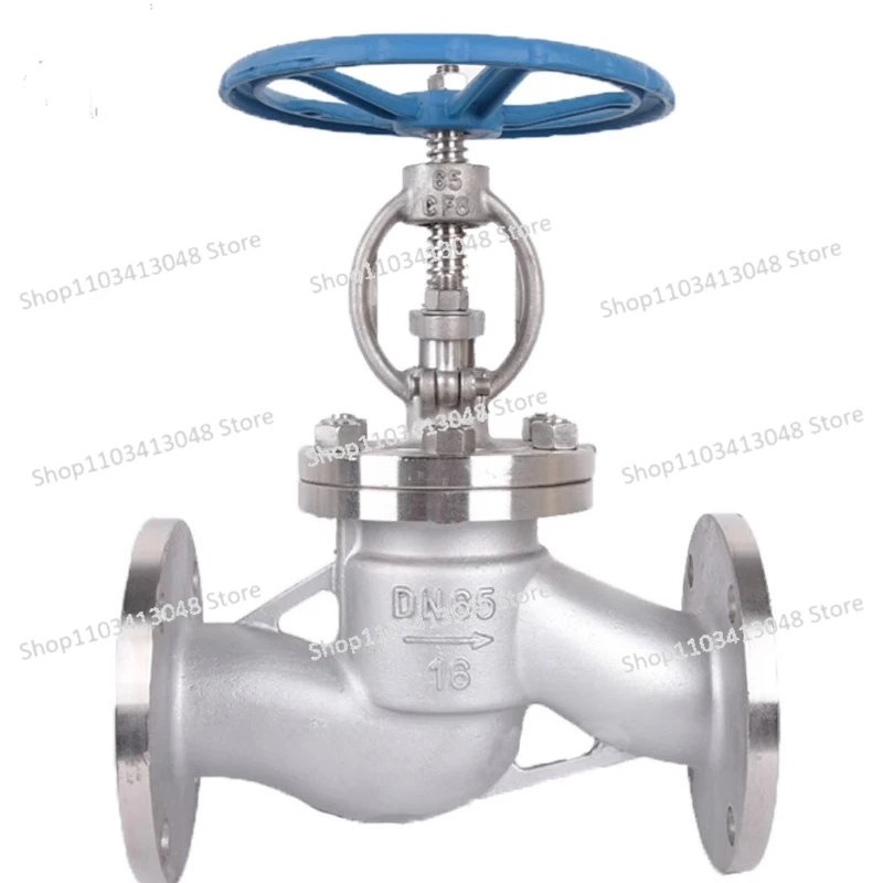 

304 stainless steel globe valve, flange globe valve J41W-16P globe valve/DN15~ DN250