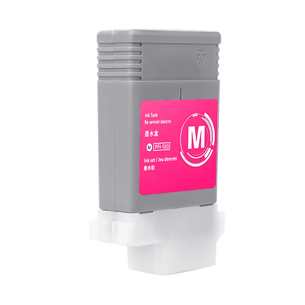 PFI-120 PFI120 Refillable Ink Cartridges For Canon TM200 TM205 TM300 TM305 TM-200 205 300 305 Printer
