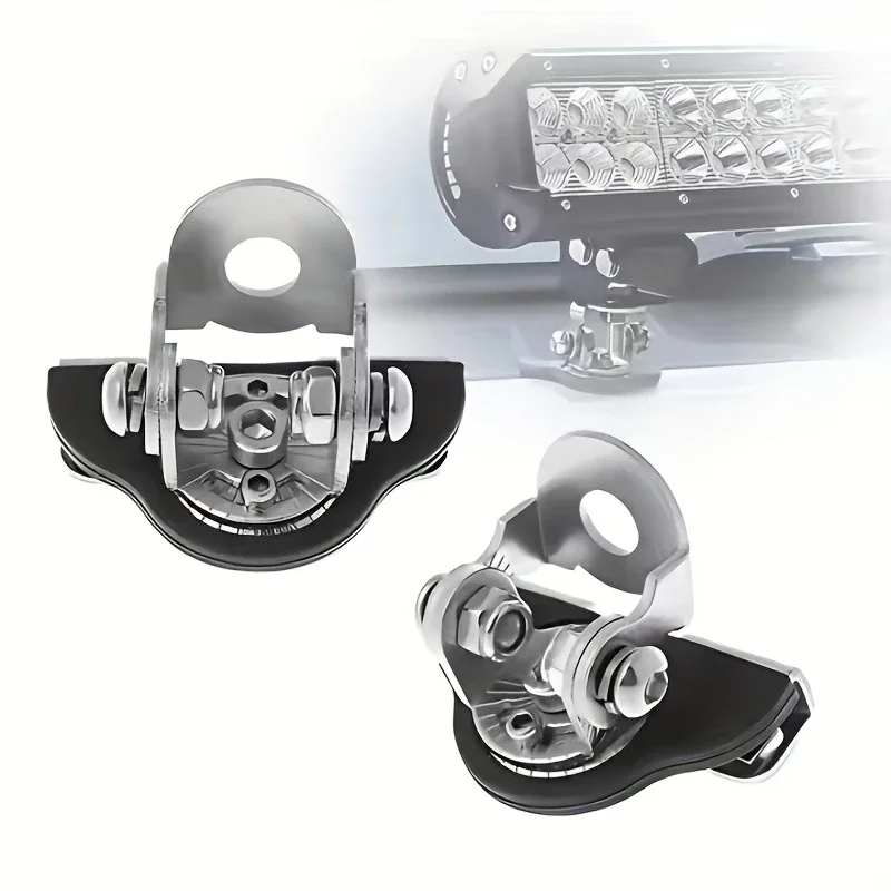 

1Pcs Car Hood Light Bar Bracket Adjustable Spotlight Hood Grille LED Light Base For Off Road Truck Car Light Accessories