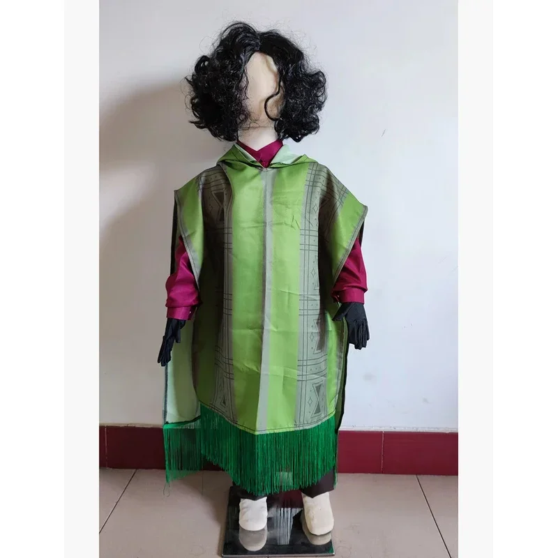 Детский очаровательный костюм для косплея Bruno Madrigal, комплект нарядного парика для дня рождения, карнавала, высокого качества, вечеринки на Хэллоуин M17