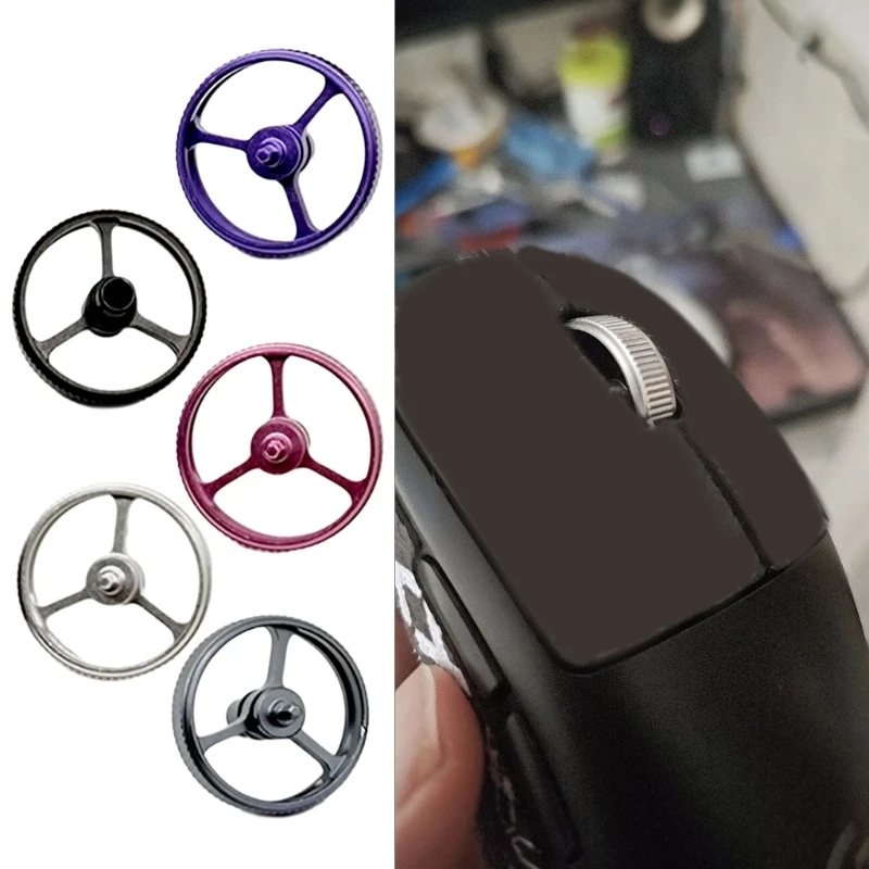 Gaming Mouse Scroll Wheel Pulley Mouse Metal Rolling Wheel Repair Replacement for GPRO Wireless GPROX Superlight Mouse