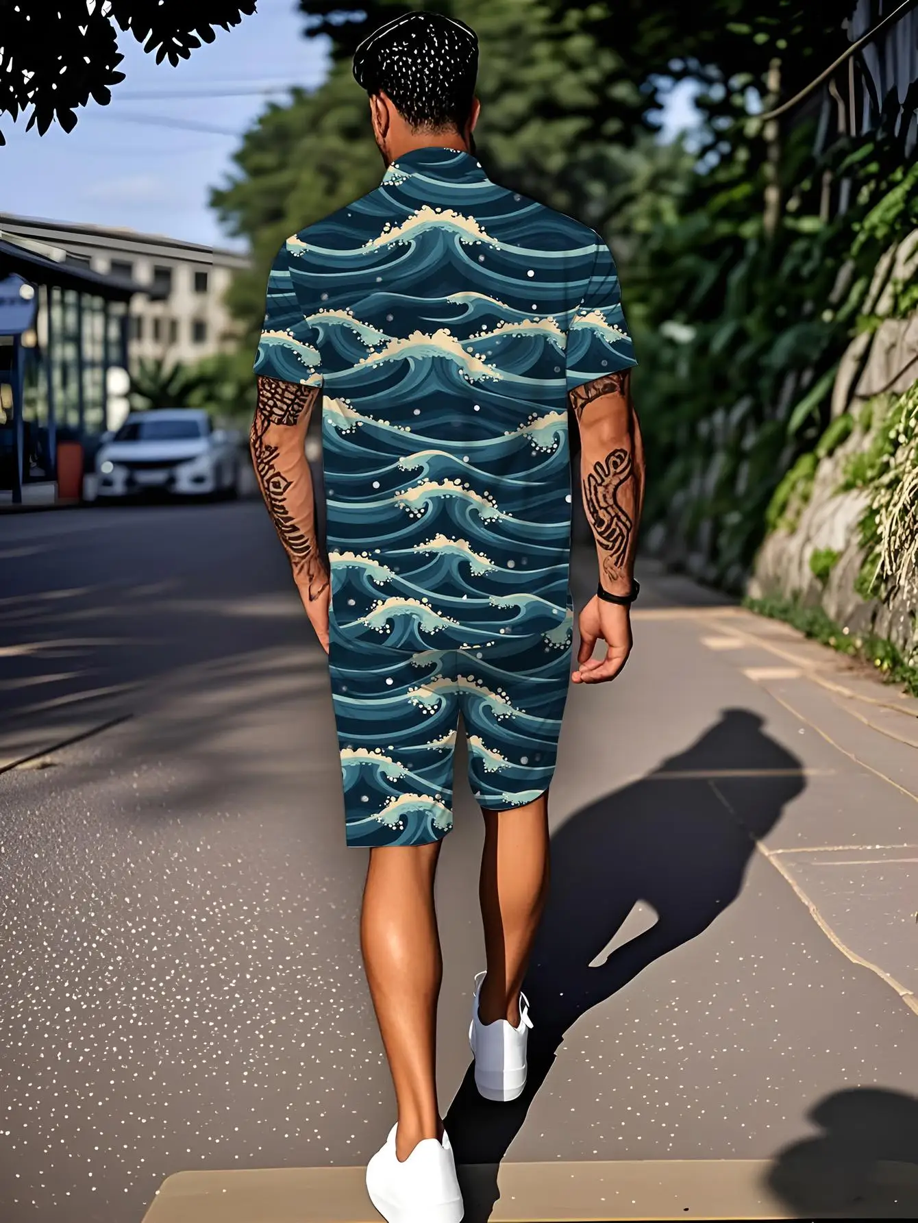 Men's Shirt Sets 2026 Spring/Summer jogging suit 2 piece set 3D Printed sweatshirt set sweat suit Graphic men's suits