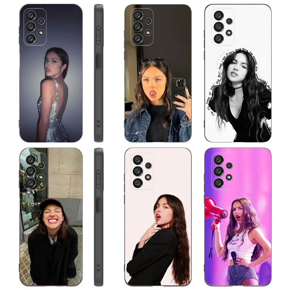 O-Olivia R-Rodrigo Singer   Phone Case For Samsung Galaxy A91,A80,A73,A72 ,A71,A53A52,A32 ,A31A22,A21s,A20,Black Cover