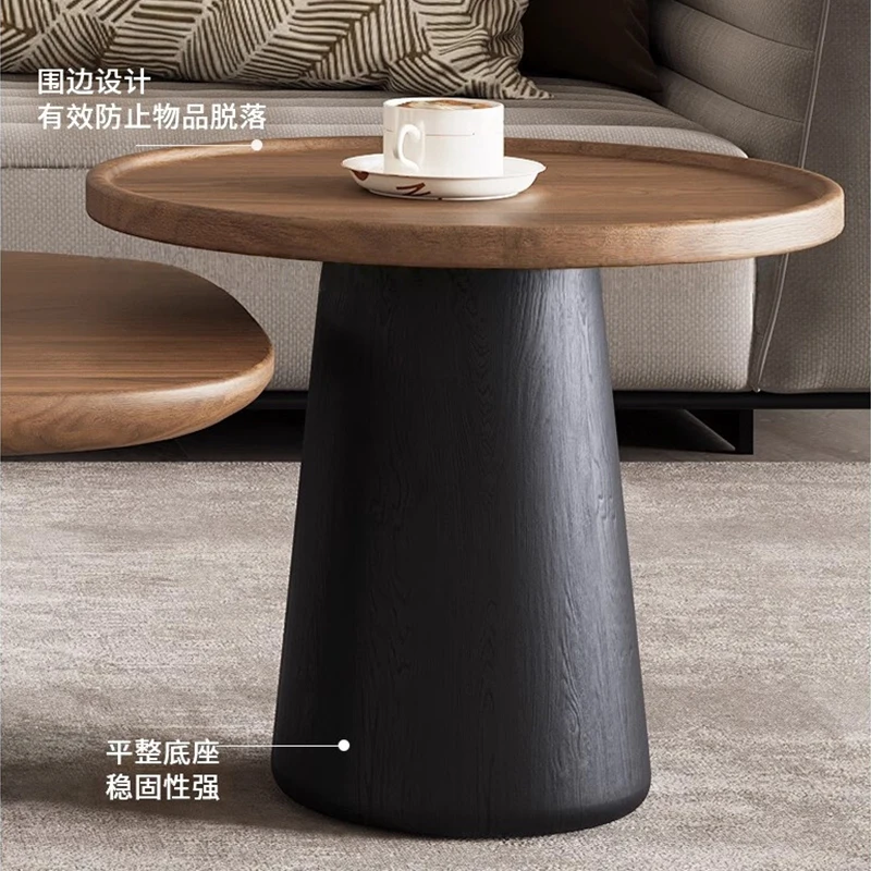 طاولة القهوة الخشبية wabi-sabi مصمم الإنترنت المشاهير المنزل الرجعية الجوز الأمريكي الحديثة غرفة المعيشة البسيطة