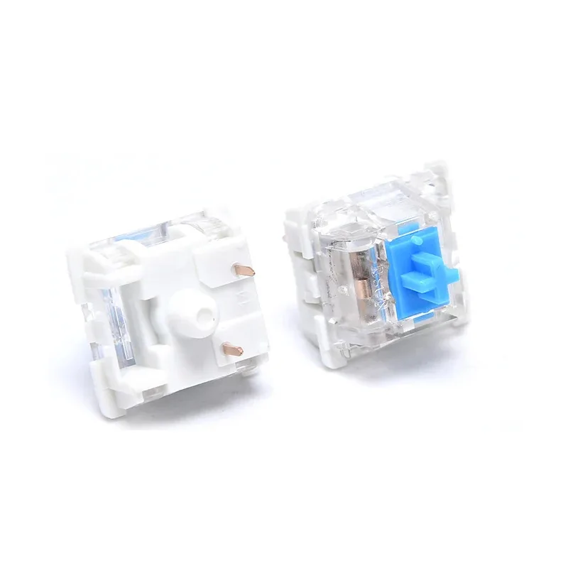 10 قطع من مفتاح لوحة المفاتيح الميكانيكية Cherry MX الأصلية، عمود مفتاح RGB الأزرق