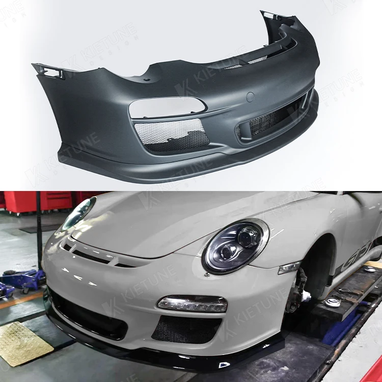 For Sale Factory GT3 Car Bumper Sport Appearance Spoiler Lip for Porsche 911 997 997.2 Car Body Kit Upgrade 2009 2010 2011 2012