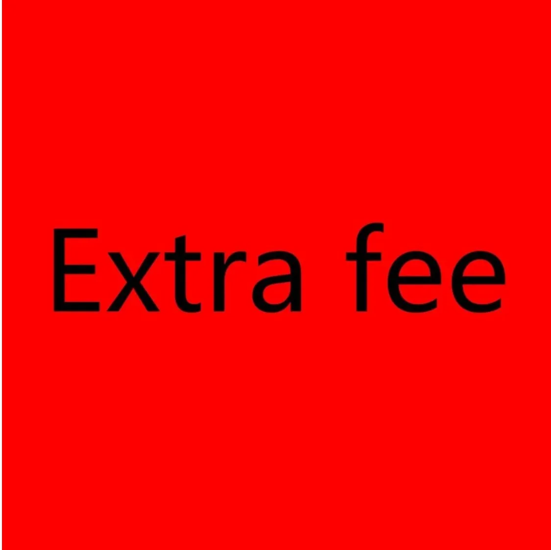 

Extra fee for VIP