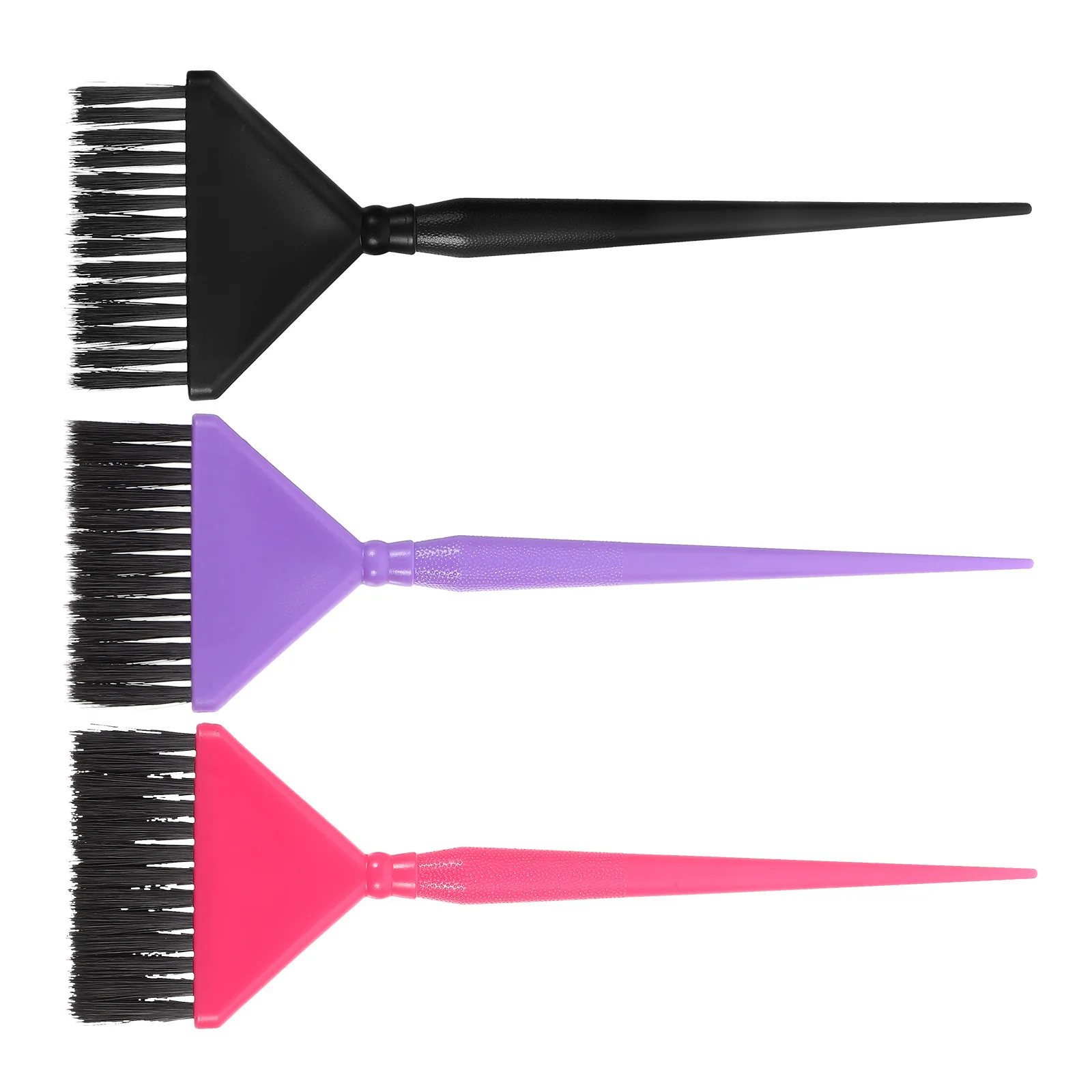 

3pcs Hair Dye Comb Brush Color Tint Coloring Applicator Professional Salon Use PC Material Ultra Bristles Even Spread Long Term
