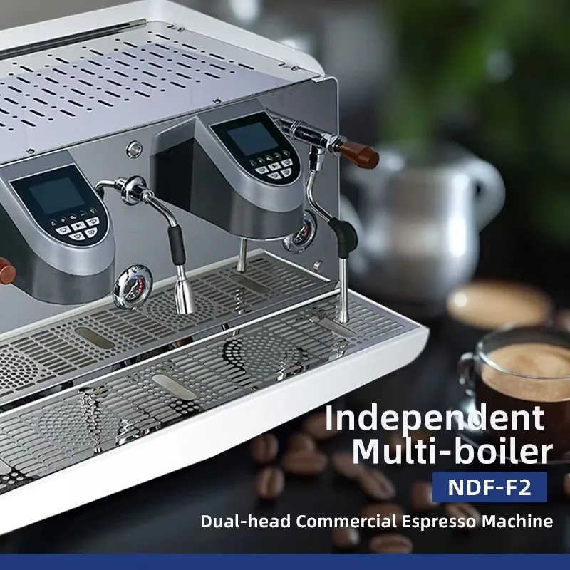 Semi Automatic Italian Pod Espresso Coffee Machine Two Groups Guangzhou Naixer Professional Italian Coffee Espresso Machine