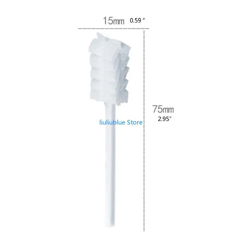 30 قطعة/صندوق منظف لسان الطفل المتاح الشاش فرشاة الأسنان ورقة قضيب الرضع فرشاة تنظيف الفم عصا 62CF #6