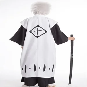Anime Cosplay Fantasia de Bleach, Toshiro, Hitsugaya, Toushiou, Aizen, Sousuke, Kyoraku, Shunsui, Fantasia Cosplay, Death Division, 10th Captain die, PA, Quimono 12 principais vendas capitão yami - №9