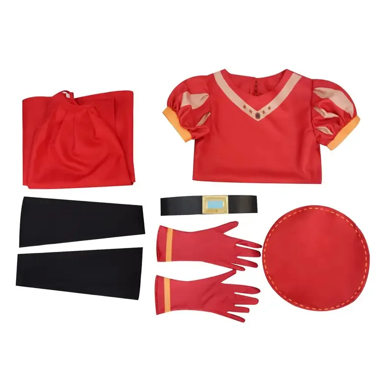 6 uds. Disfraces de Señor Farquaad para niños, trajes con sombrero, camisa, capa, guantes, traje de rey, accesorios de Halloween para niños ty'4