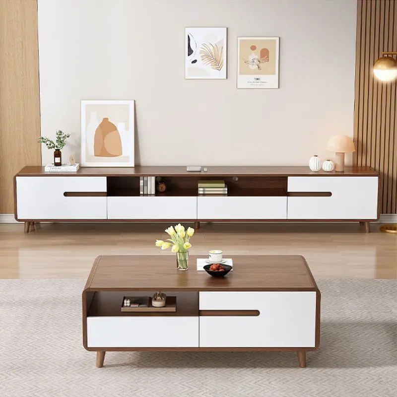 household comfortable tv stand living room bedroom floor side TV cabinet Modern minimalist тумбочка под телевизор home furniture