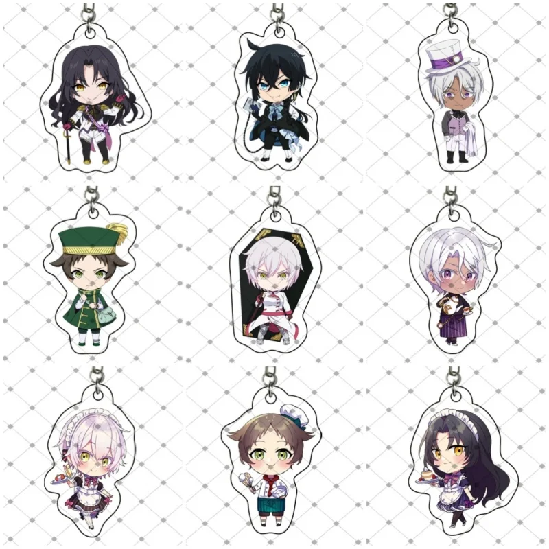 

6CM Anime The Case Study of Vanitas HD Acrylic Keychain Desktop Ornament CUTE Accessories Christmas Collection Cosplay Gifts