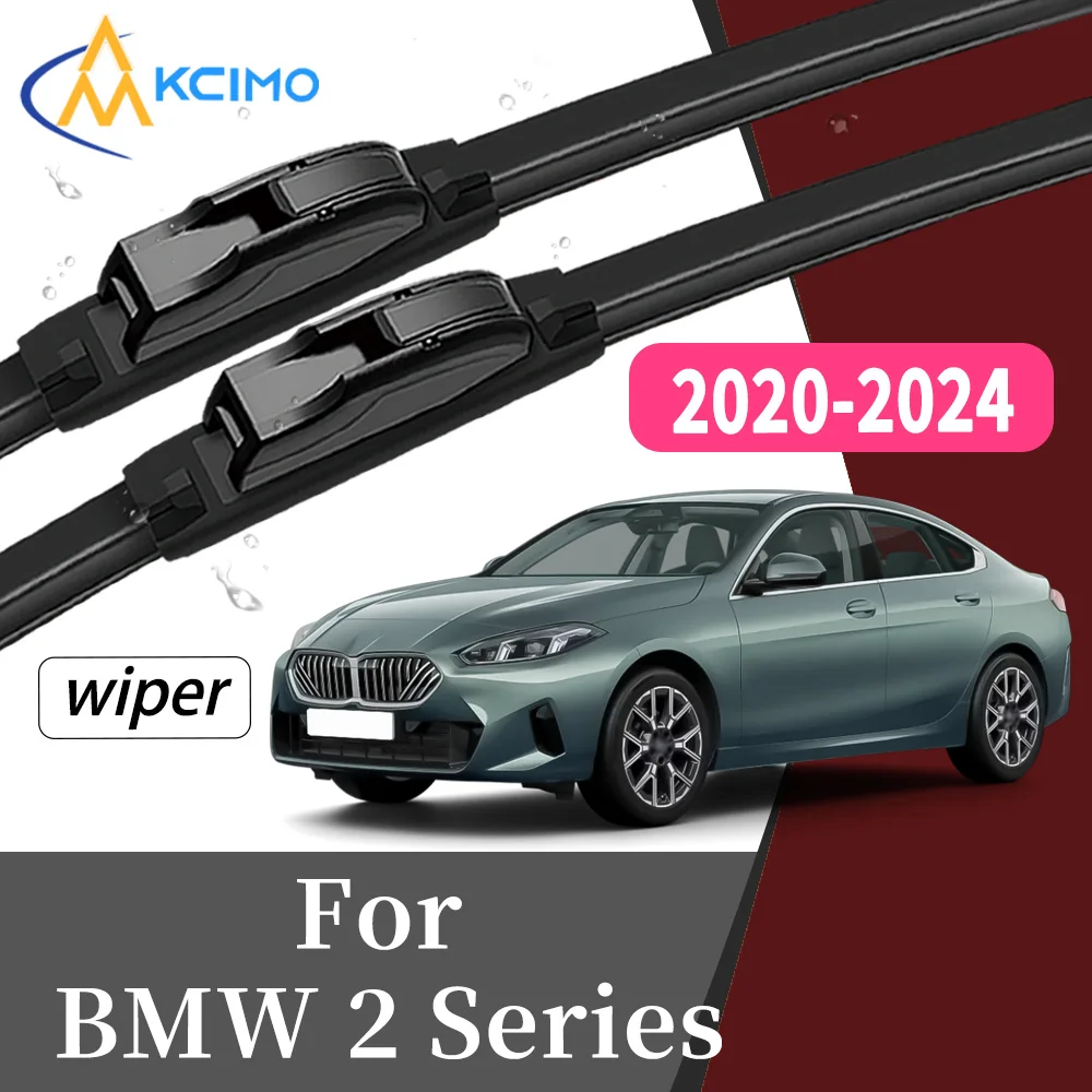 

2Pcs Long Lifespan Front Windscreen Wiper Blades For BMW 2 Series Gran Coupé F44 2020-2024 Wiping Car Exterior Accessory