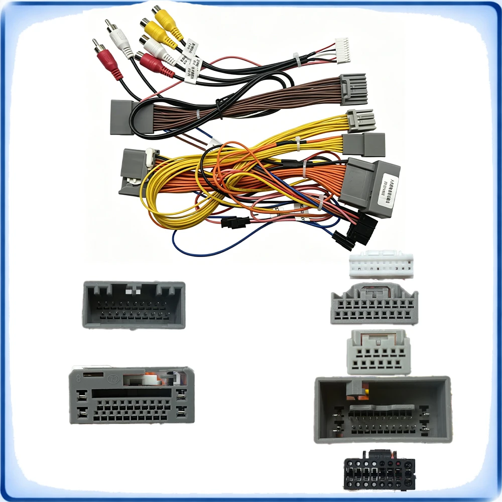 For Honda Accord 8th 2008-2013 2.0L Low Trim Radio Wiring Harness Cable for Android Head Unit Installation ﻿