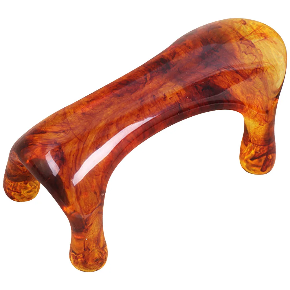 Petit masseur portatif en résine, outil de Massage du cou, des épaules et du visage, réutilisable, lisse et confortable, masseur de points d'acupuncture, outil de Massage en résine