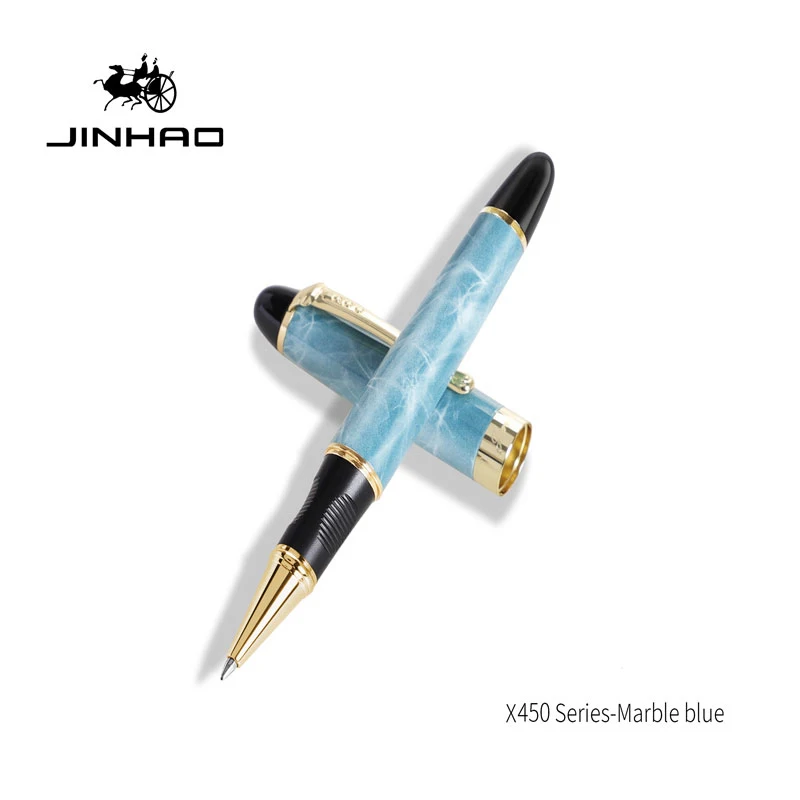 Imagem -06 - Jinhao X450 Clássico Canetas Esferográficas Luxo 0.5 mm Nib Escrita Caneta Escritório Assinatura Escola Caligrafia Material de Escrita Papelaria