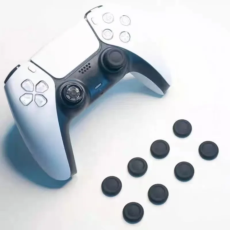 Ersatz-Daumenkappen für PS5 PS4 Controller, Silikon, rutschfest, analoge Daumensticks, Joystick-Kappen, Reparaturteile, Zubehör