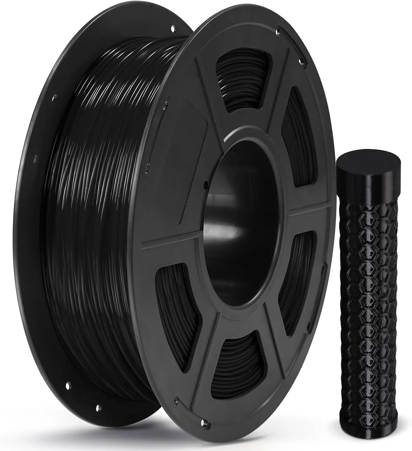 TPU Filament 1.75mm 1KG with Spool, Flexible High Elastic Wear-Resistant 3D Printing Filament, RFID Enabled