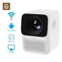 Youpin Global Version Wanbo T2 MAX  Projector 1080P Mini LED Portable Projector 1920*1080P Smart Audio Home Media Player Beamer