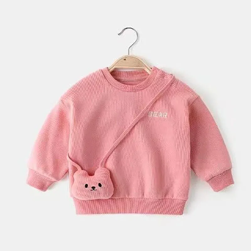 Baby Clothes Thin Style Infant Girls Pullover 2024 Autumn Long-sleeved Baby Girl Hoodies Casual Top Toddler Sweatshirts 0-3 Y