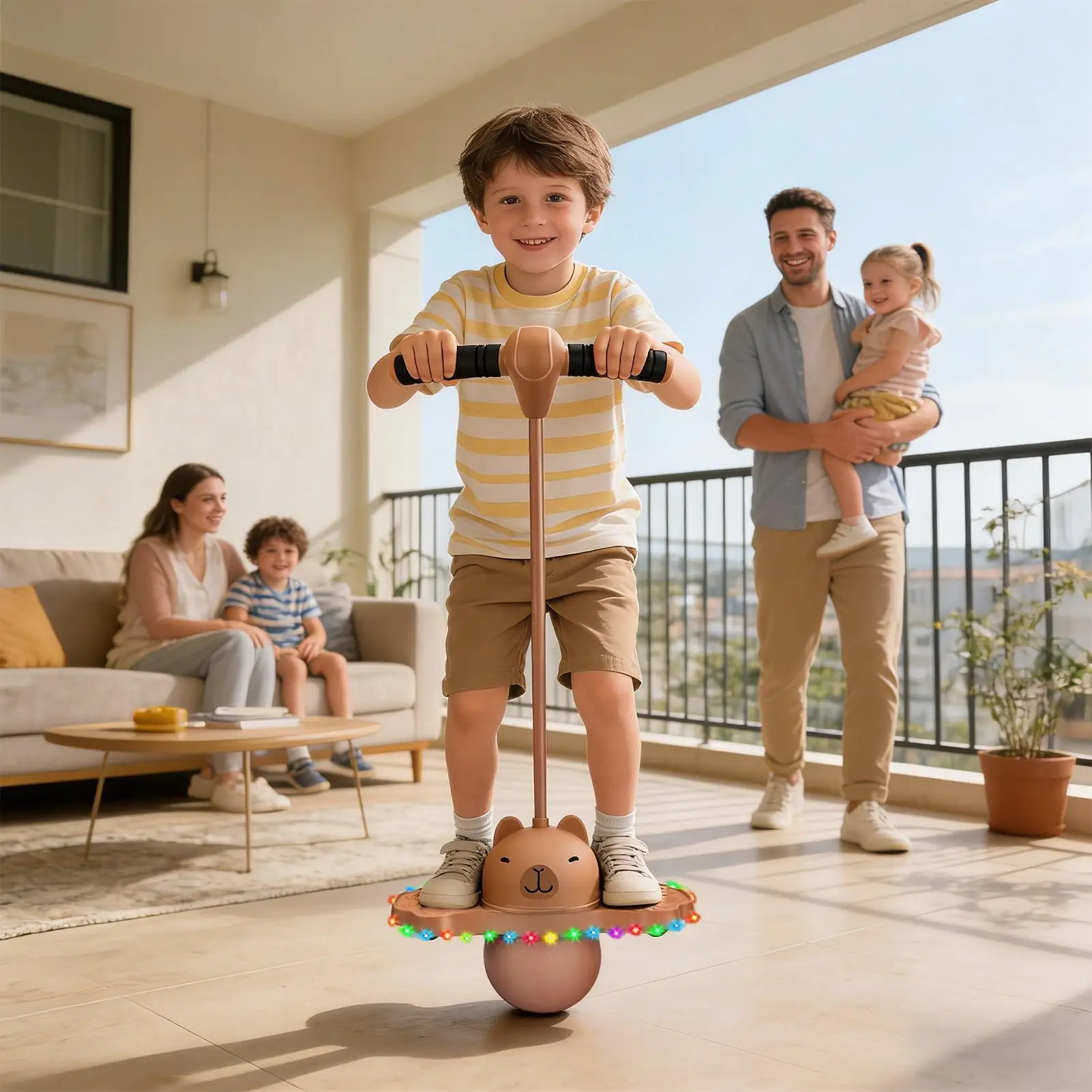 Bounce Ball Für Kinder Aufblasbare Interaktive Balance Spielzeug Kinder Springen Ball Balance Board Für Jungen Mädchen Kindergarten