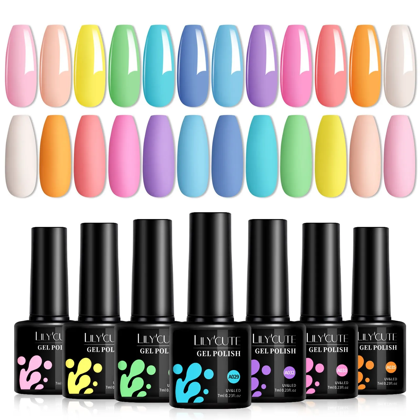 LIToxic-Ensemble de vernis à ongles gel UV semi-continu, kit de vernis à ongles gel Soak Off, 7ml, CircTE, 12 pièces par ensemble, N64.