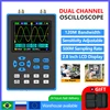 デュアルチャンネルオシロスコープ,最小垂直感度,fftスペクトル分析,dso2512g,帯域幅120m,500msa/s, 2 in 1,10mv 1