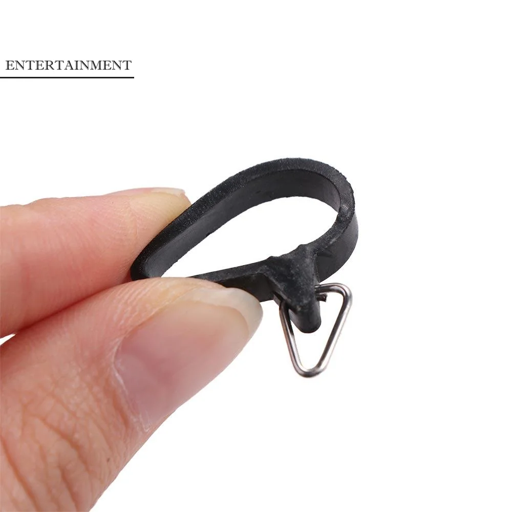 Accessory Safe Hanger Fishing Hook Shackle Rubber Hook Fishing Hook Lures Holder Fishing Hook Secure Holder Fishing Rod Hook