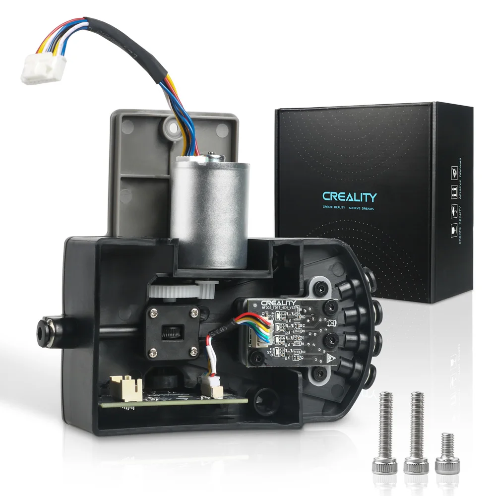 Oryginalny zestaw części do drukarki 3D Creality CFS - dolny wspornik, zestaw pięciokierunkowy, silnik bezszczotkowy 0.35A 24V L11, płaski wał do K2 Plus — zdjęcie produktu 6