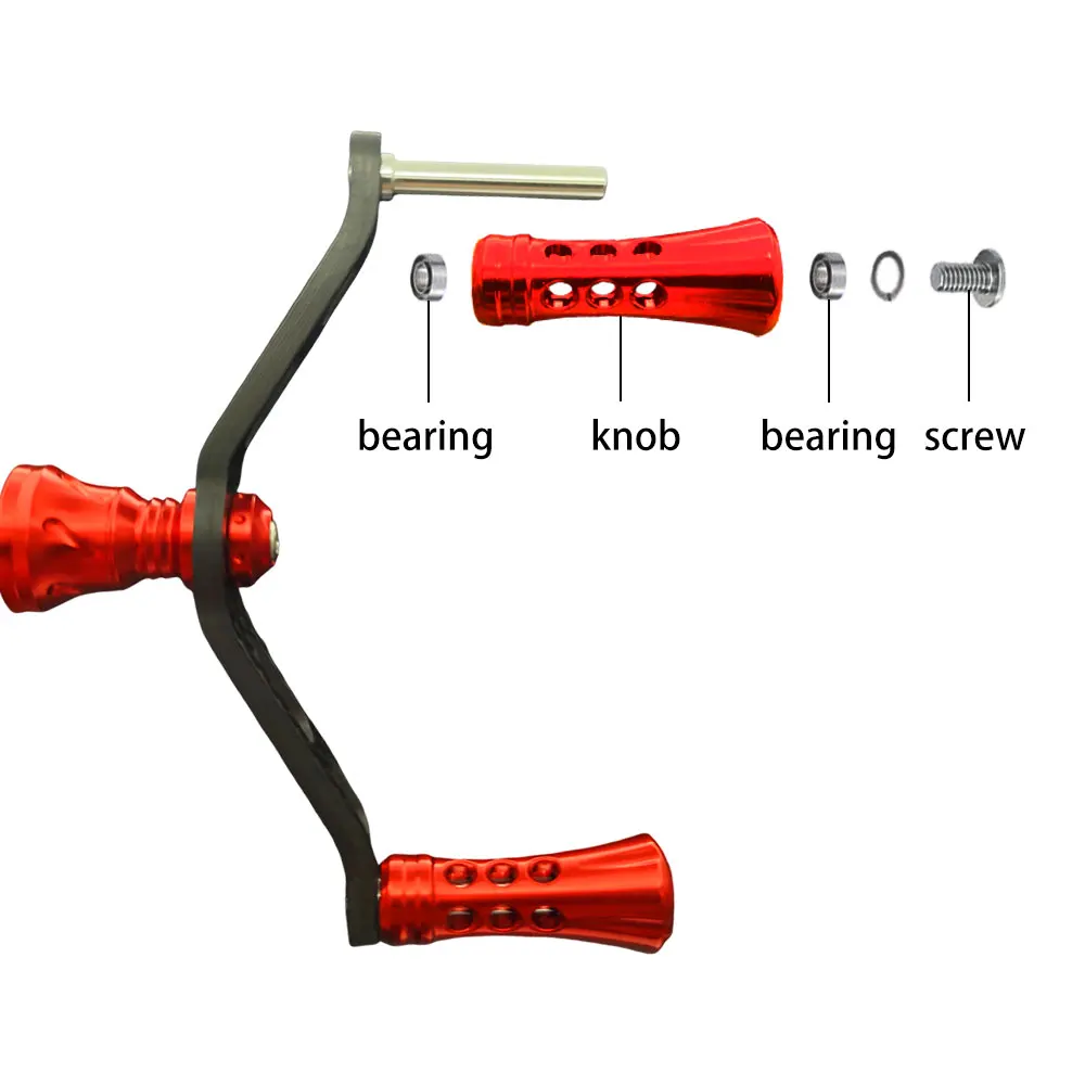 Light Weight Carbon Fiber Spinning Reel Double Handle Metal Knob