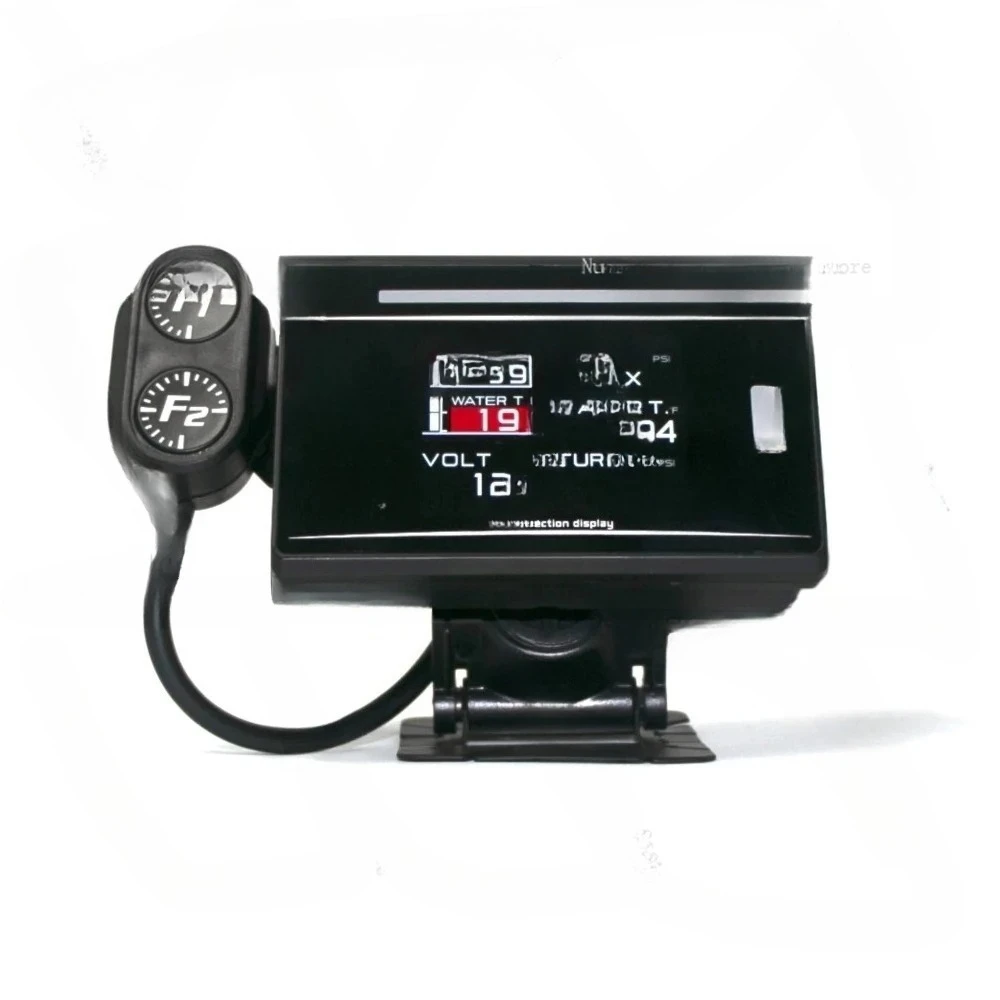 Multifunctional OBD Instrument, Turbine Speed Oil Temperature Oil Pressure Water Temperature Vacuum Meter ZD Ten in One
