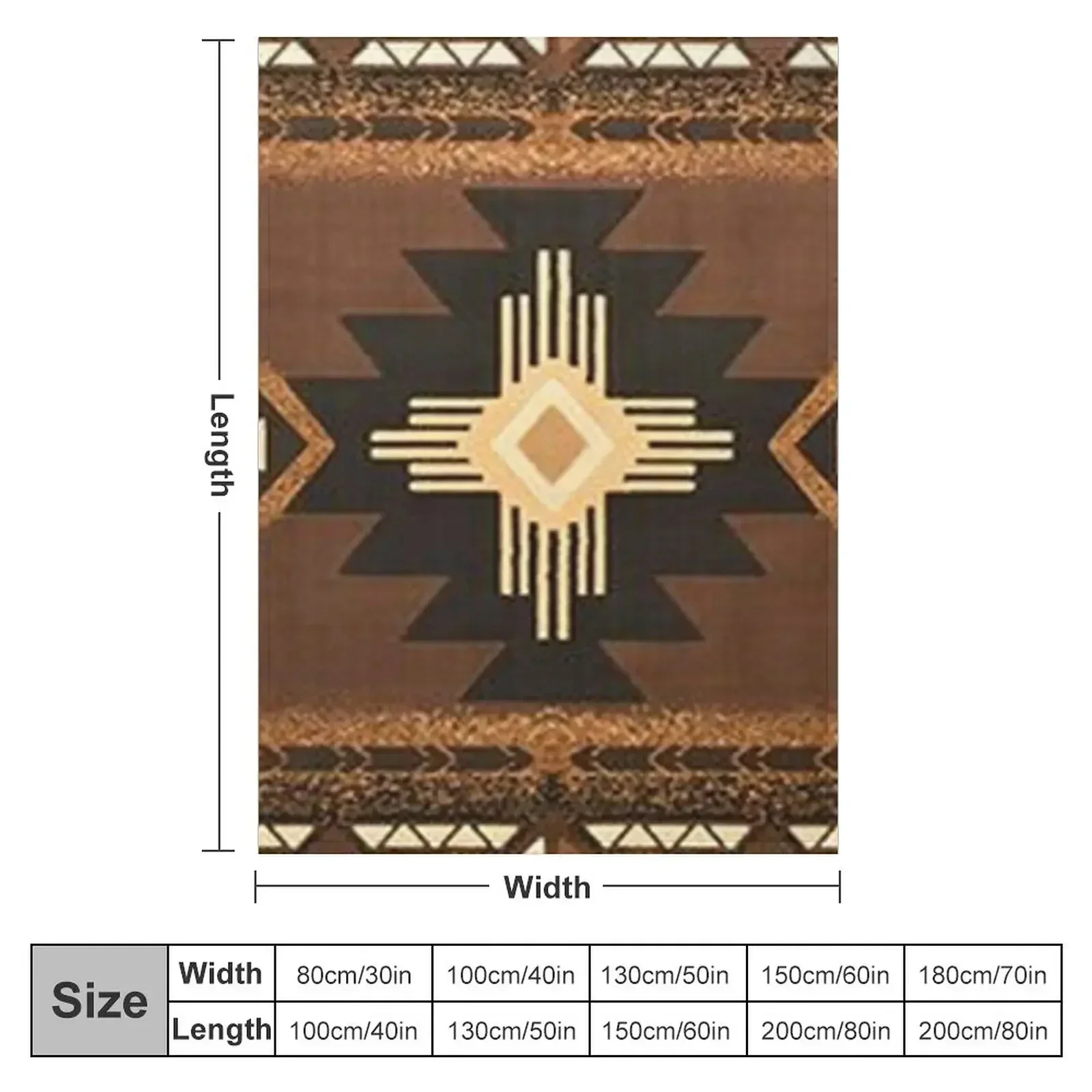 native pattern Throw Blanket couch cozy soft plush fuzzy picnic outdoor blanket