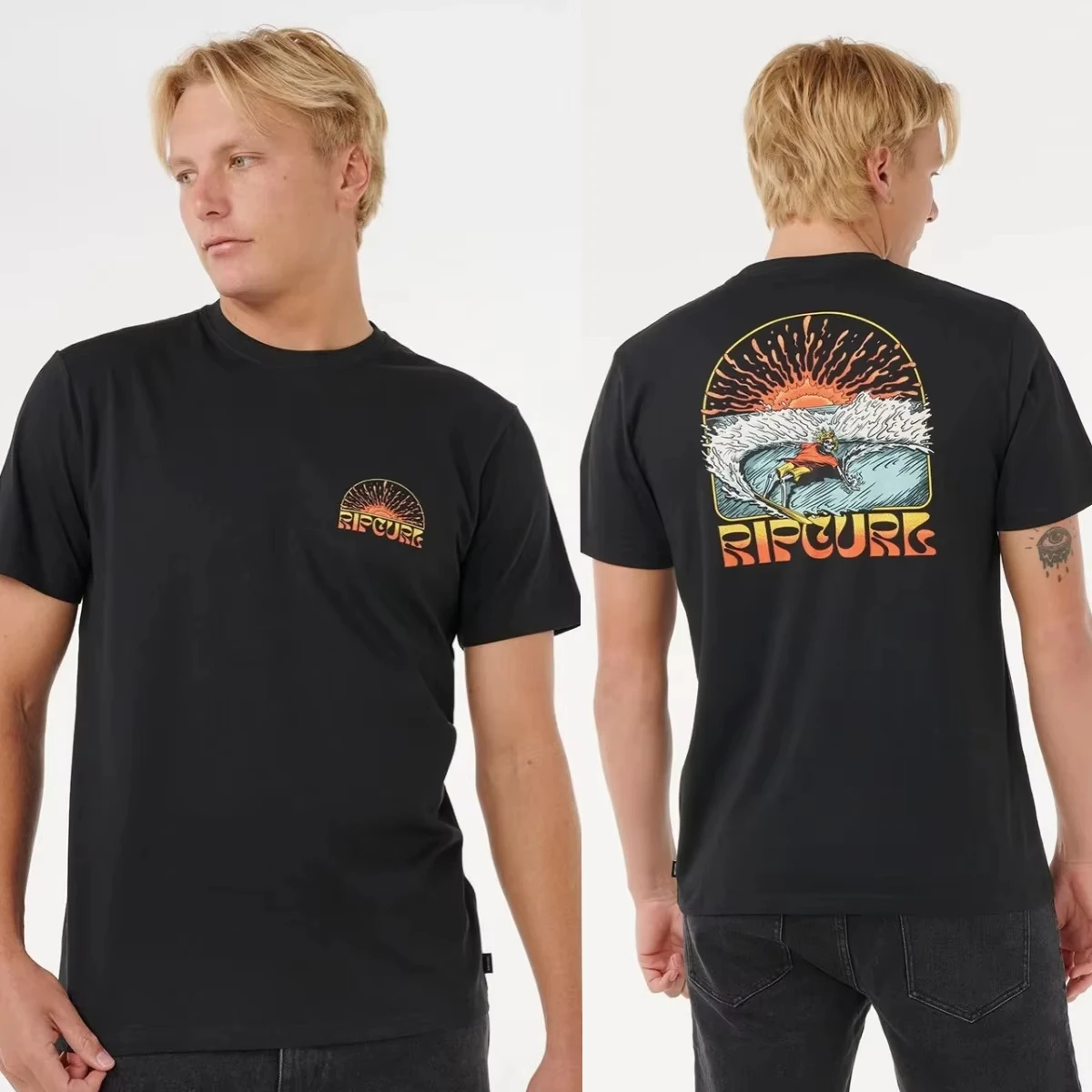 

Модная футболка Grateful Shred - RapCurl Summer Luxury Brand из чистого хлопка, высококачественная универсальная и свободная футболка с круглым вырезом