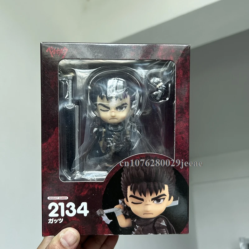 

Amine 10cm #2134 Guts Figure Q Version Swordsman Warrior PVC Action Figure Model Toy Collectible Figurine Birthday Gift For Boys