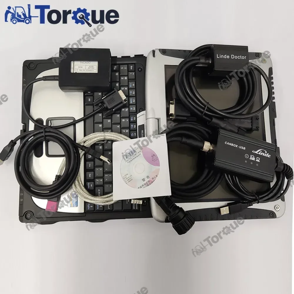 

2025 Hot Sale Forklift Linde canbox doctor Diagnostic tool+JUDIT 4 Jungheinrich Judit Incado box kit CF19 laptop+pathfinder