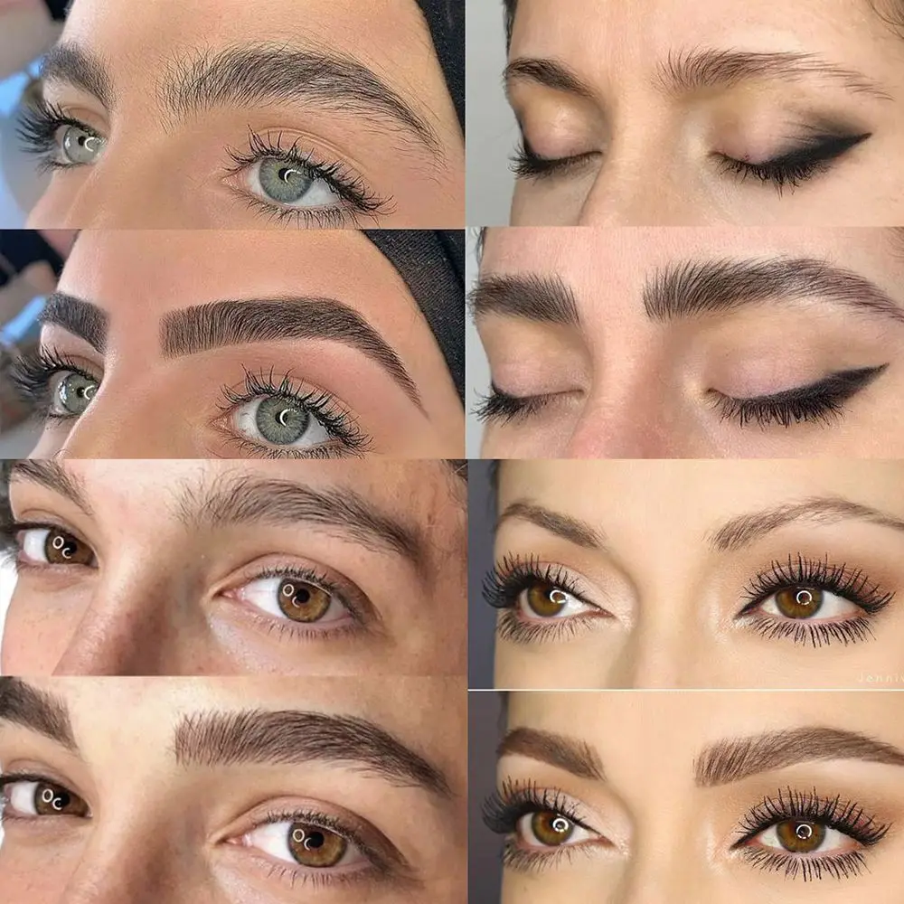 Strumenti di bellezza fai-da-te duraturi Sopracciglia finte impermeabili semipermanenti Adesivo per sopracciglia Strumenti per trucco per tatuaggi per sopracciglia
