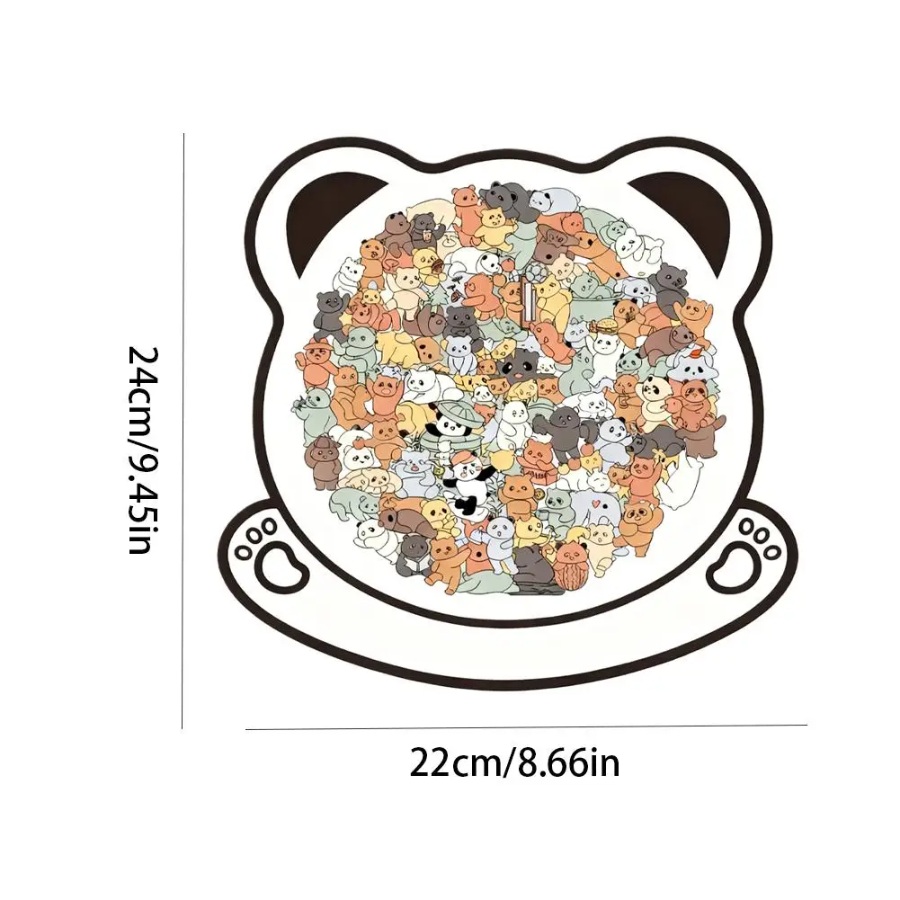 135 pezzi puzzle in legno a forma di gatto pezzi irregolari gioco antistress perfetto compleanno regalo di Natale per gli amanti dei gatti decorazioni per la casa
