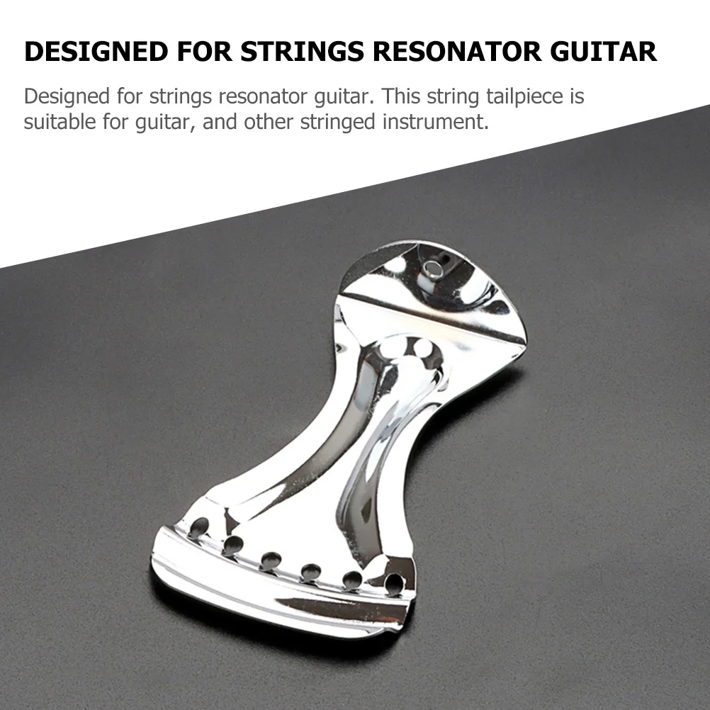 

Versatile Guitar Pull String Board Metal Tailpiece for Fast String Changes Excellent Sound Quality Resonator Electric Guitars