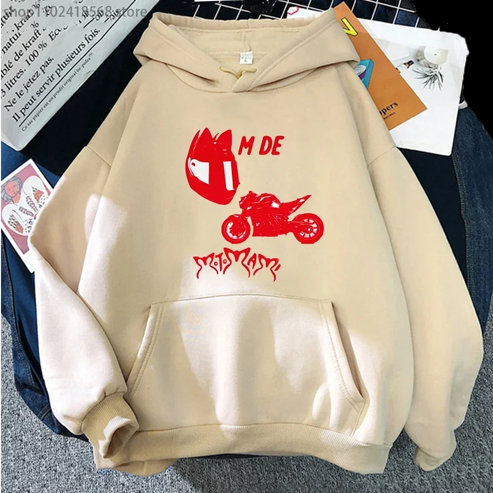 Spaanse M voor Motomami Hoodies Mannen Streetwear Rosalia Genius Man SweatshirtsHip Hop Truien Unisex Herfst Winter Mode Tops